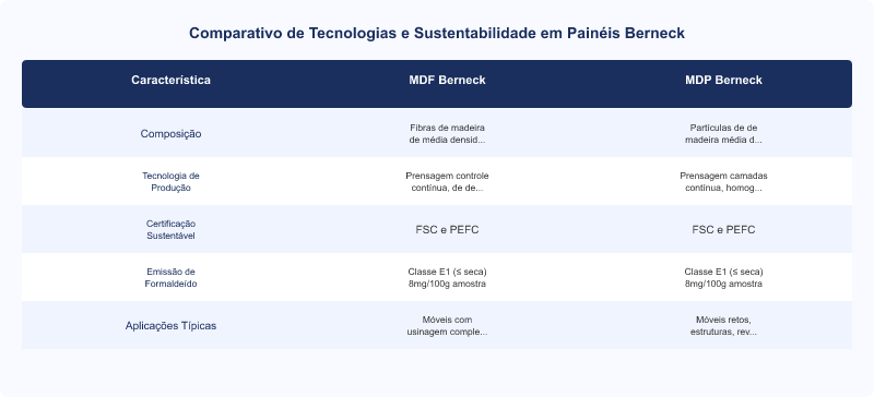 Diagrama técnico: Berneck MDF e MDP: Tecnologia de Produção e Sustentabilidade