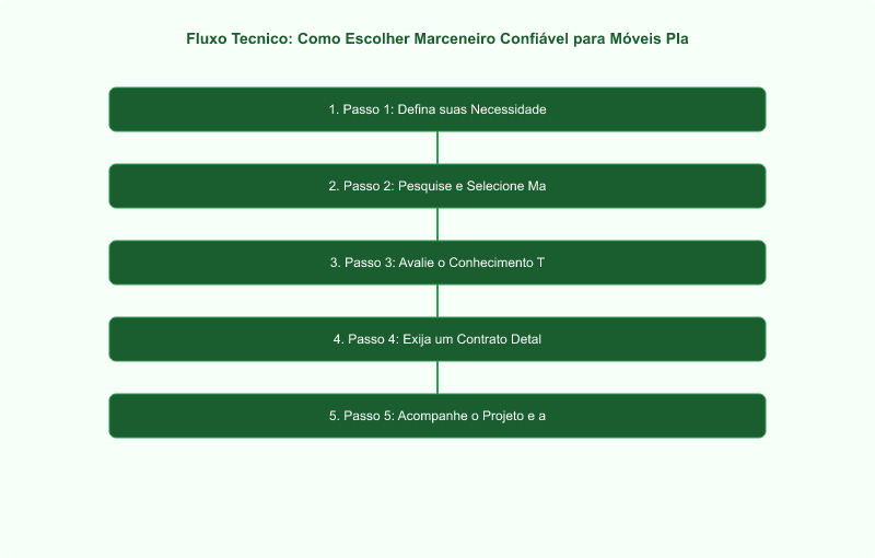 Como Escolher Marceneiro Confiável para Móveis Planejados: Guia Técnico