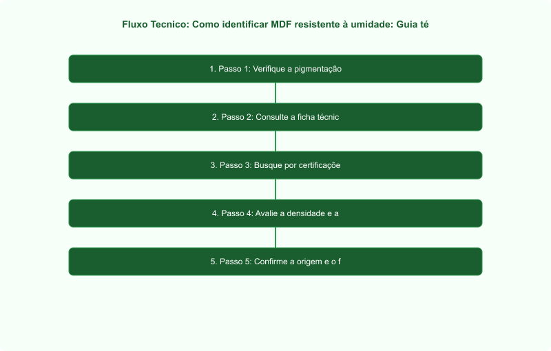 Como identificar MDF resistente à umidade: Guia técnico para especificadores