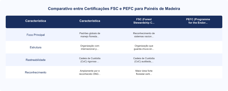 Diagrama técnico: Como Verificar Certificação FSC ou PEFC em MDF: Guia Técnico