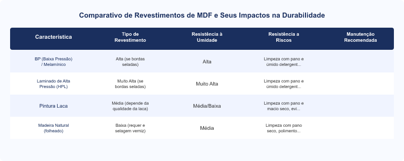 Diagrama técnico: Móveis de MDF: Cuidados Essenciais para Aumentar a Vida Útil e Durabilidade