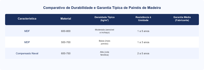 Diagrama técnico: Garantia de Móveis de MDF: Padrões de Mercado e Normas Técnicas