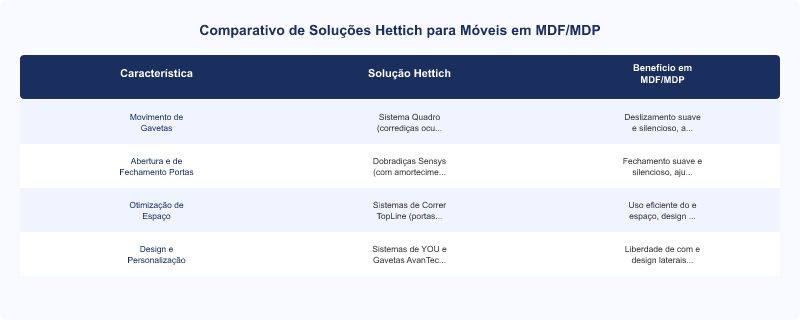 Diagrama técnico: Hettich: Ergonomia, Design e Durabilidade em Móveis MDF/MDP