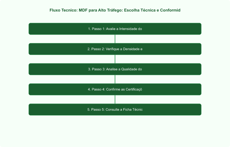 MDF para Alto Tráfego: Escolha Técnica e Conformidade ABNT NBR 15316