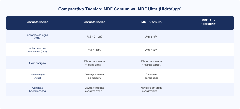 MDF para Banheiro: Resistência à Umidade e Tratamento Conforme NBR 15316