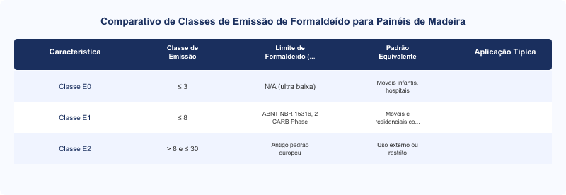 MDF e Formaldeído: Emissão, Normas (E1) e Tempo de Off-Gas Completo