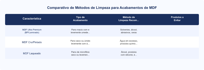 MDF Ultra Premium: Limpeza e Manutenção para Durabilidade e Estética