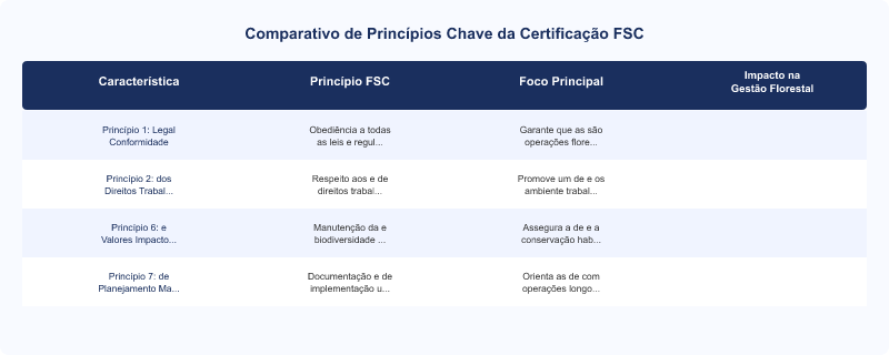 Requisitos Essenciais para Certificação FSC de Florestas: Guia Técnico