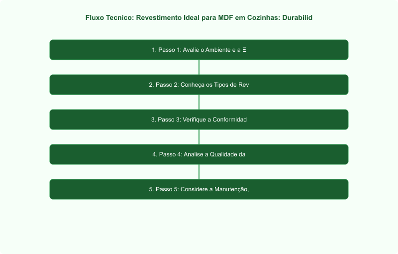 Revestimento Ideal para MDF em Cozinhas: Durabilidade e Conformidade Técnica