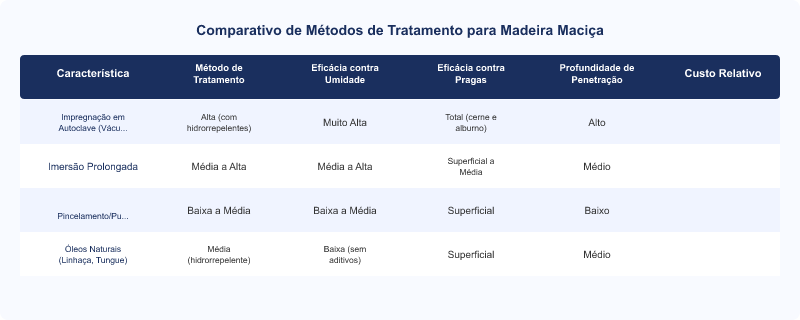 Tratamentos para Madeira Maciça: Umidade e Pragas (ABNT NBR 7190)
